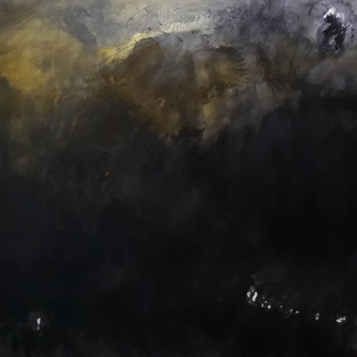 encres sur papier marouflé sur toile 120x120