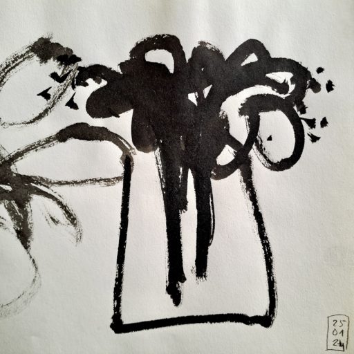 encre de chine sur papier 21x21